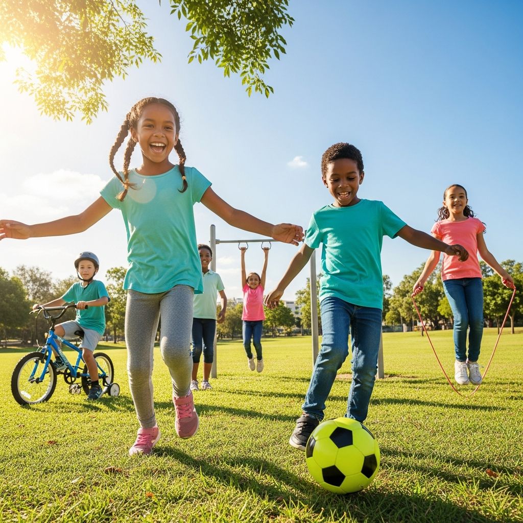 Practical strategies, ideas, and tips to help children ages 6–12 build daily, enjoyable physical activity habits that last a lifetime.
