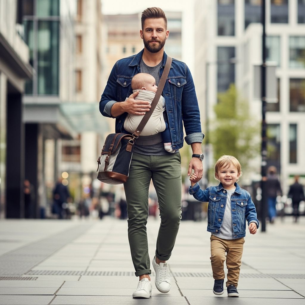 A practical style guide to help dads look sharp, feel confident, and stay comfortable from daycare drop-off to date night.
