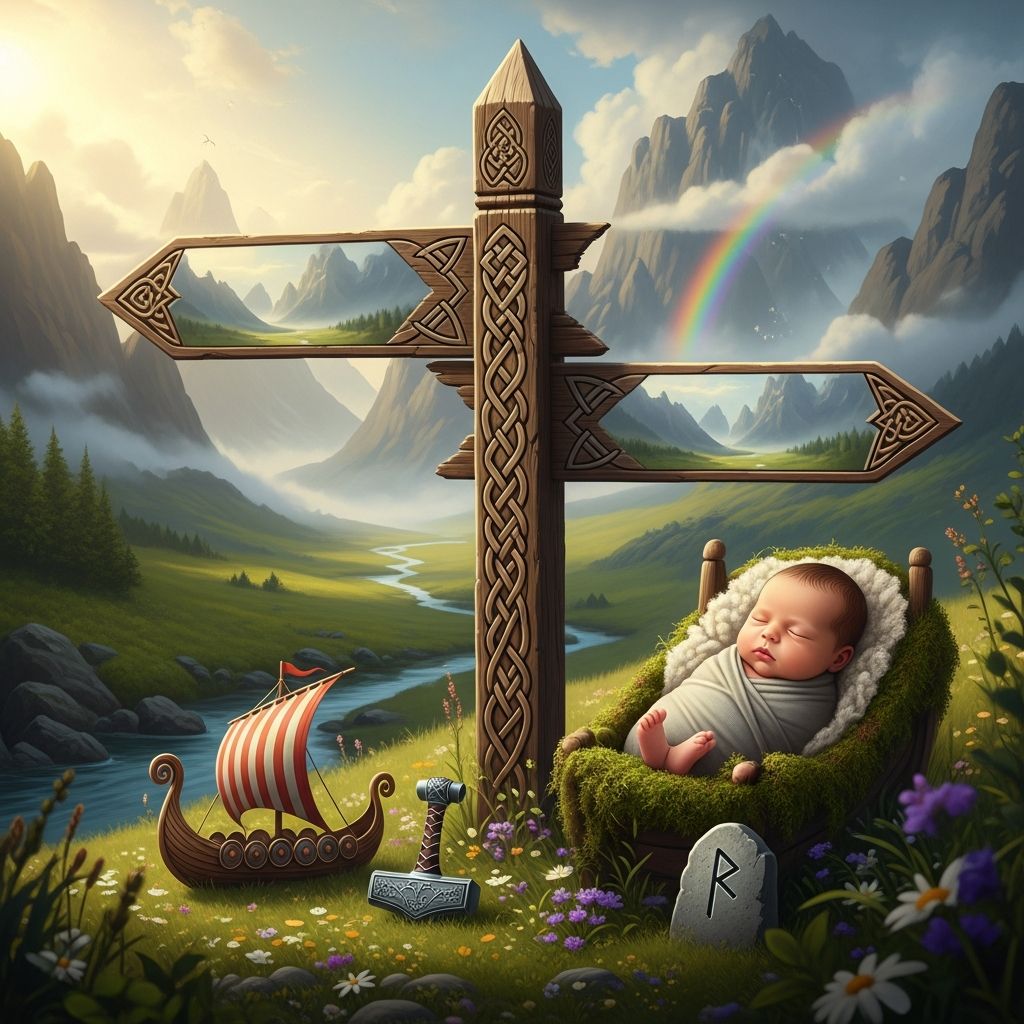 Ancient Norse legacy meets modern parenting: timeless names rooted in gods, nature, and legend.