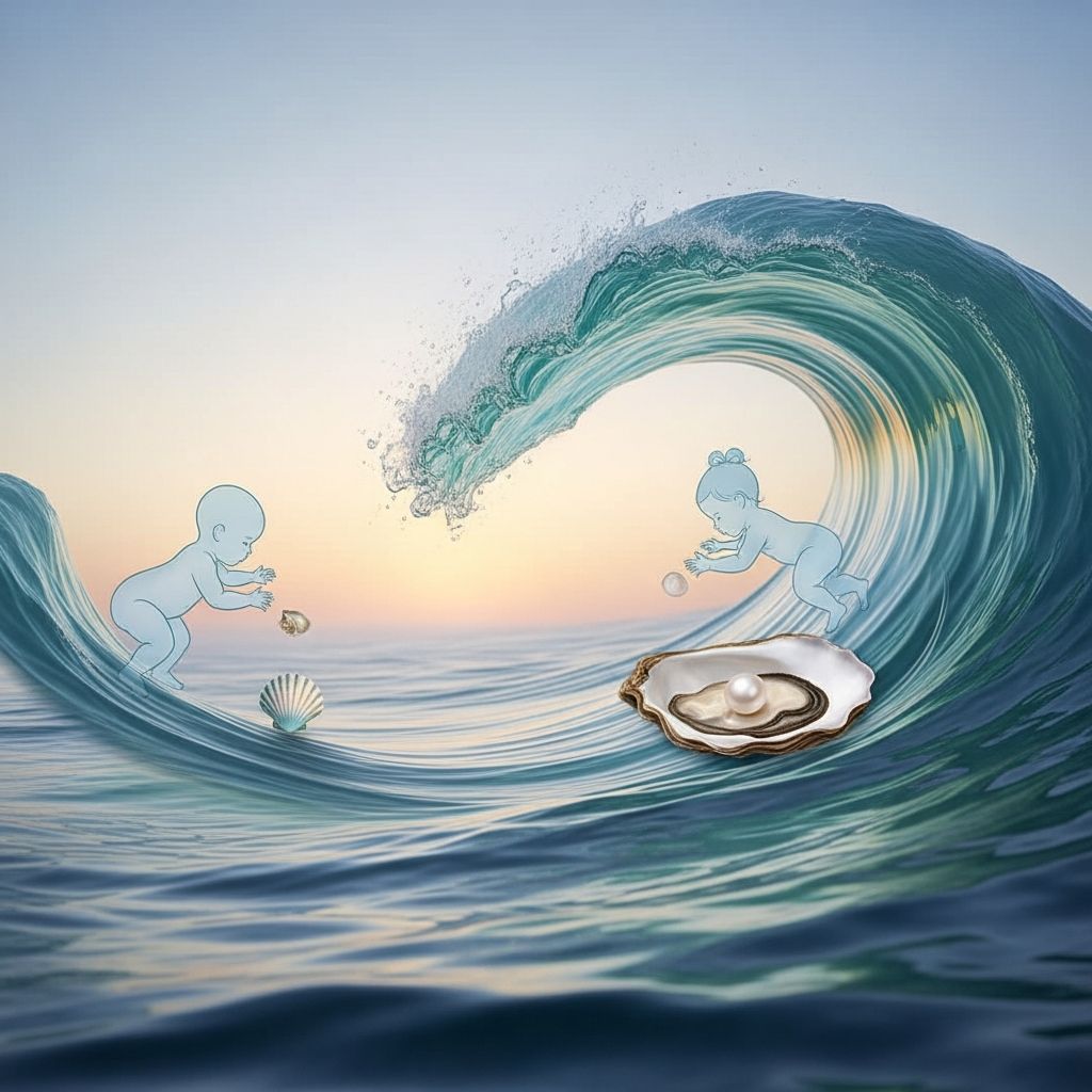 Embrace the sea's endless mystery in your child's timeless identity.