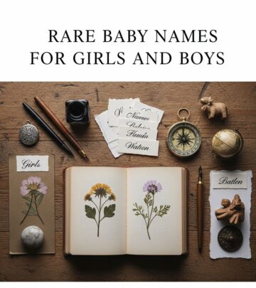 Discover uncommon names that whisper uniqueness and timeless charm to your child's identity.