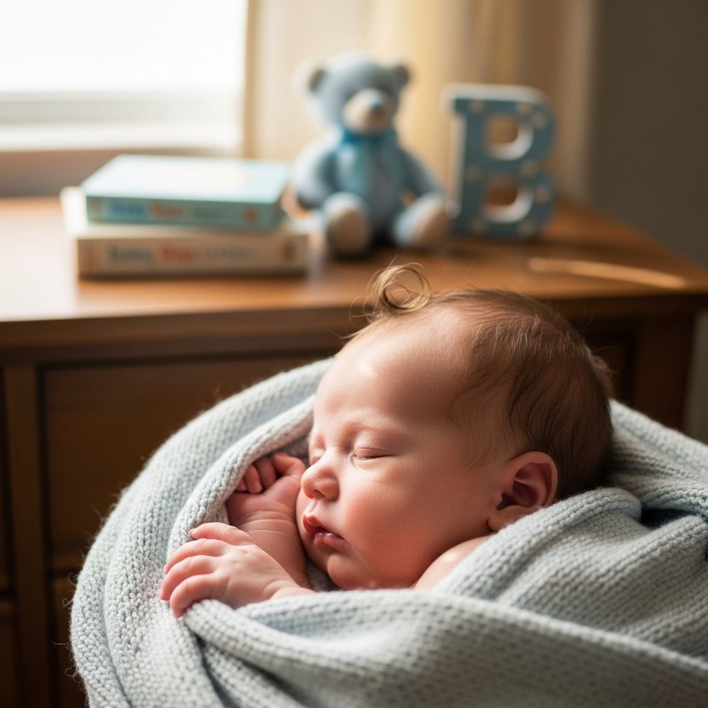 Explore distinctive and timeless baby boy names beginning with B for your newborn.