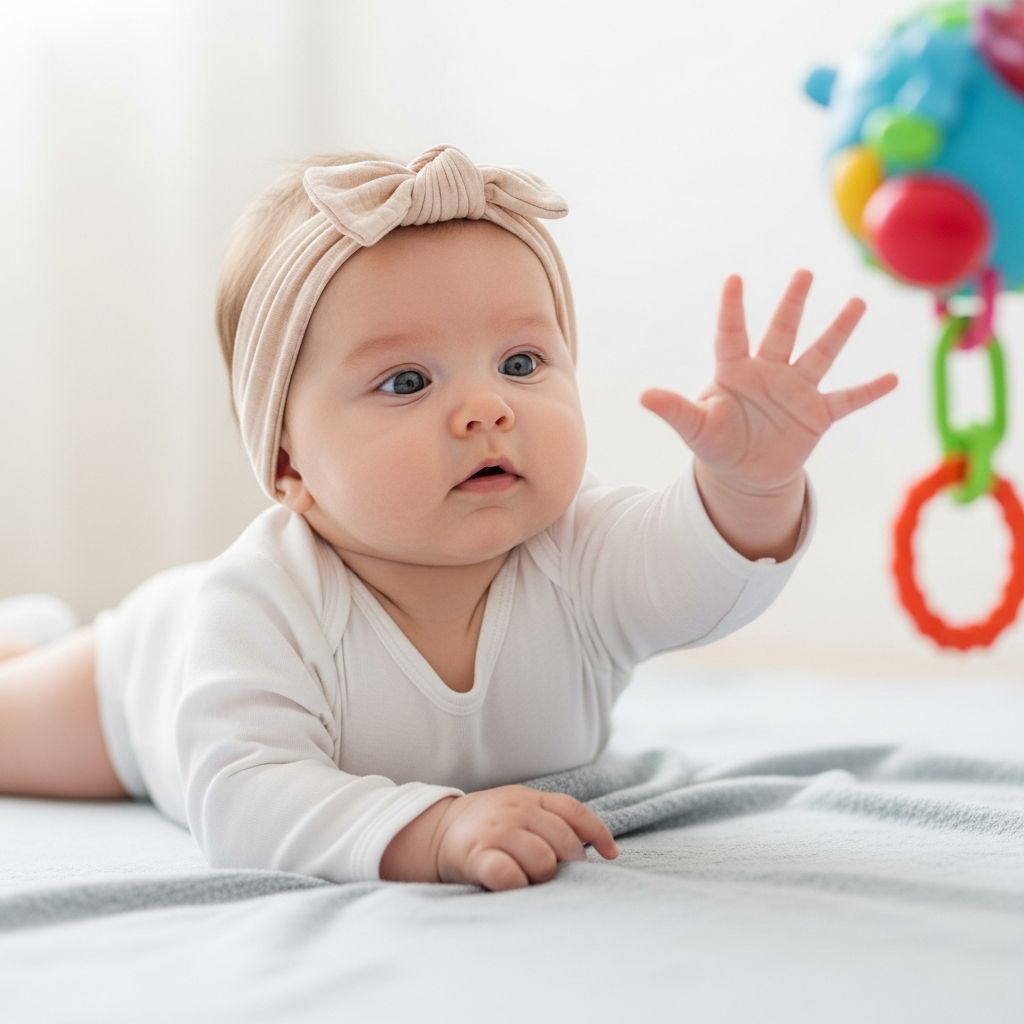 Discover how your 3-6 month old baby's reaching and grasping abilities signal vital motor development and ways to nurture them effectively.