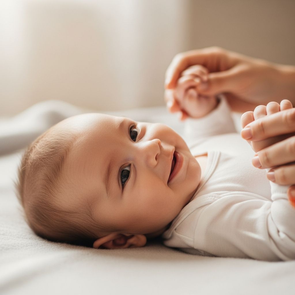 Unlock the joy of your baby's emerging social smiles from 1-3 months and nurture their emotional bonds through interactive play.