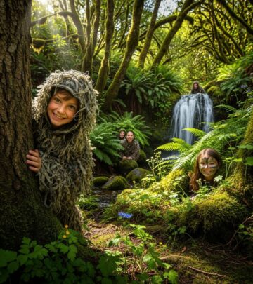 Elevate classic hide-and-seek with camouflage twists for endless outdoor adventures and skill-building joy with kids.