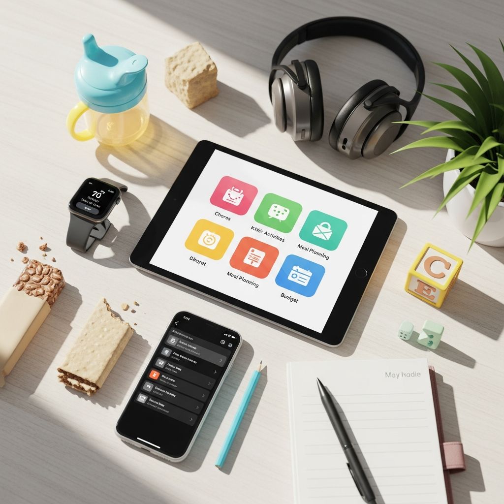 Discover top-rated apps that streamline daily tasks, family schedules, and self-care for stay-at-home parents juggling home life.