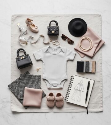 Discover chic baby names inspired by runway legends, designer brands, and timeless style trends for your little trendsetter.
