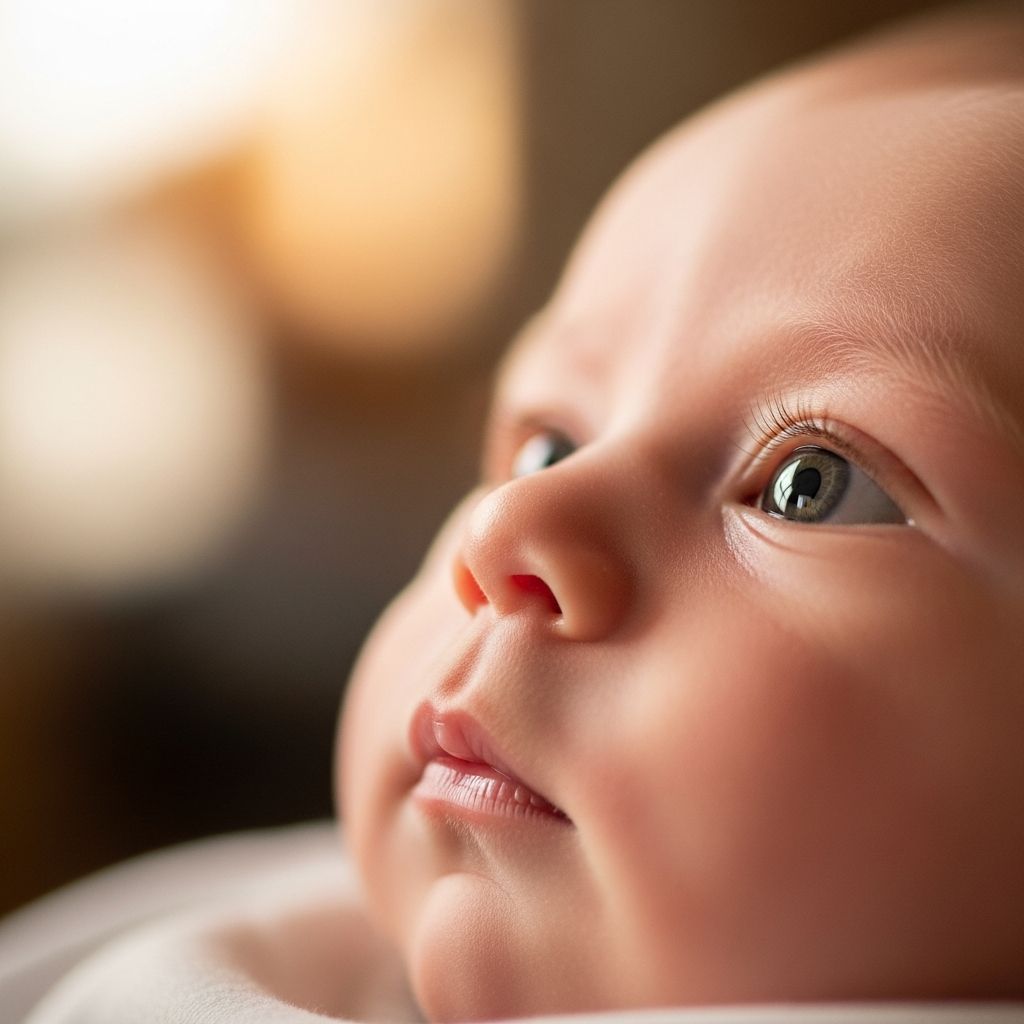 Discover how your newborn's eyes develop sharp focus from 8 to 15 inches, key milestones, activities, and when to seek help for healthy vision.