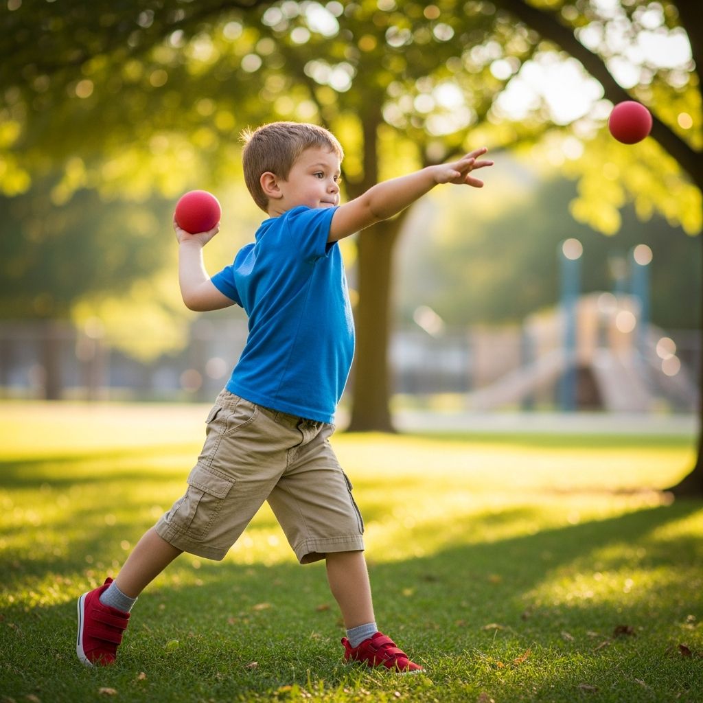 Unlock the key milestones and activities for children aged 42-49 months to master overhand throwing and build essential motor skills.