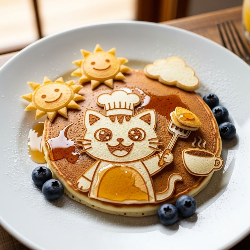 Unlock the fun of pancake artistry: shape beloved characters like superheroes and cartoons into fluffy breakfast delights for family joy.