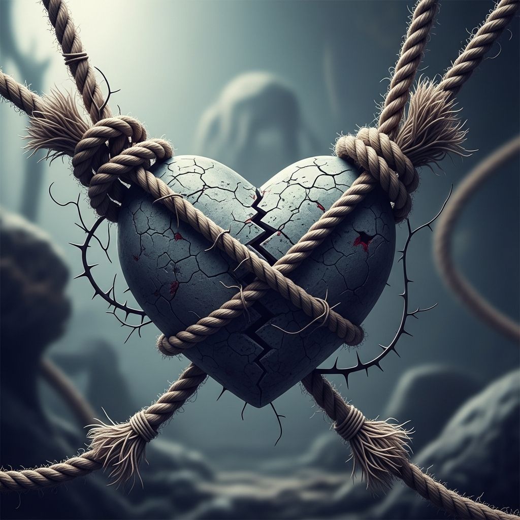 Recognize and escape toxic cycles in love: power struggles, emotional voids, and harmful behaviors that sabotage lasting bonds.