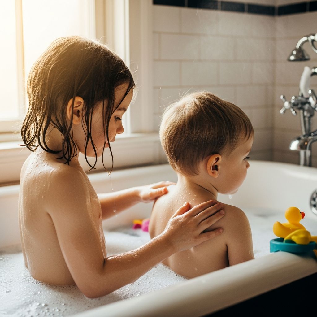 Discover expert insights on the ideal age for siblings to transition to separate baths, balancing privacy, development, and family dynamics.