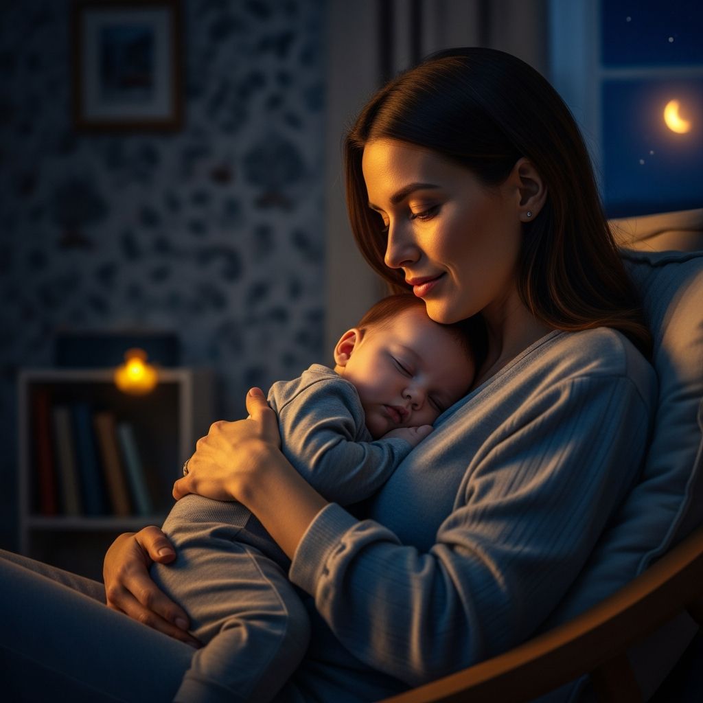 Discover the profound beauty and unexpected gifts hidden in the quiet hours of nighttime parenting with newborns.